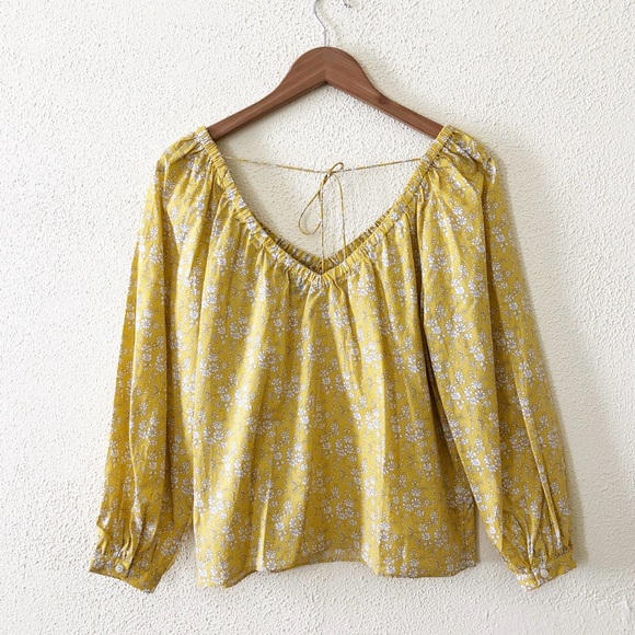 J. Crew V-neck Top in Liberty® Capel Floral Organic Cotton XS - Picture 3 of 4